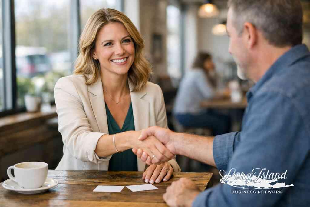 Which reminder angles work best for after-hours mixer, speed networking, and networking luncheon audiences — Long Island