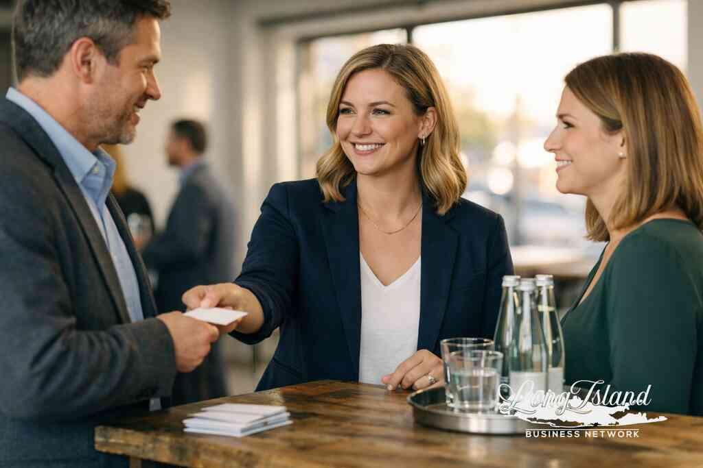 The follow-up message that turns a connection into a possible referral partnership — Long Island Business Network