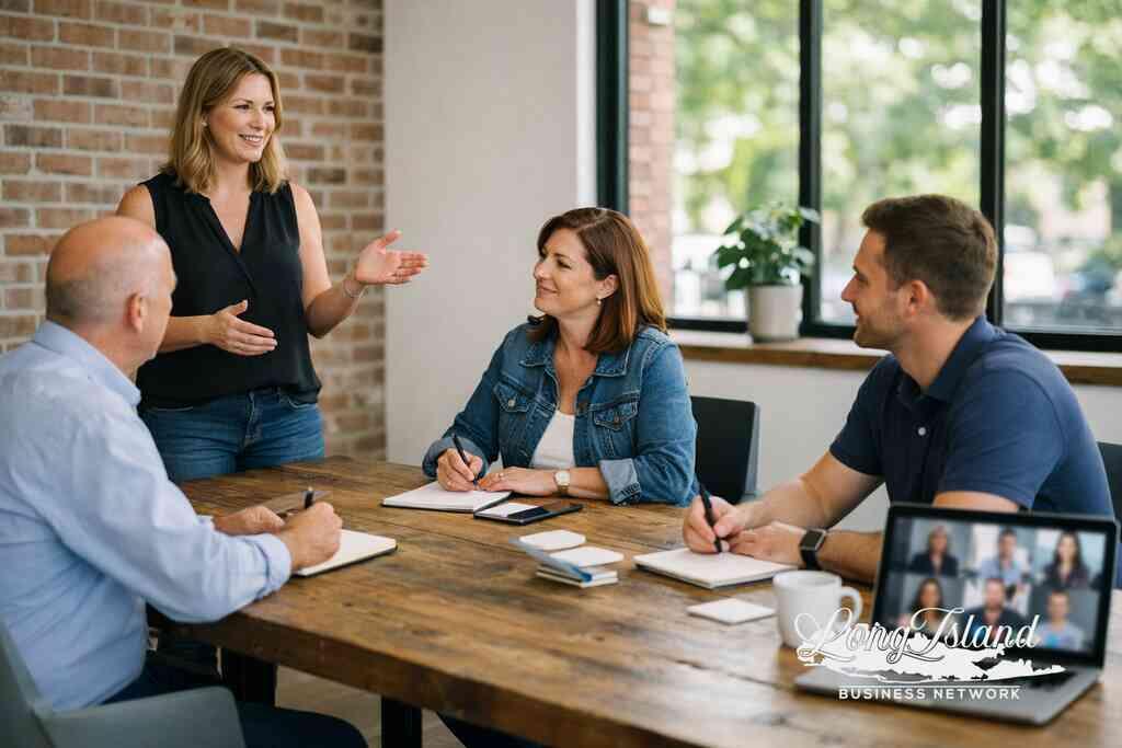 Where structured referral groups, networking luncheon formats, and after-hours mixer conversations each fit — Long Islan